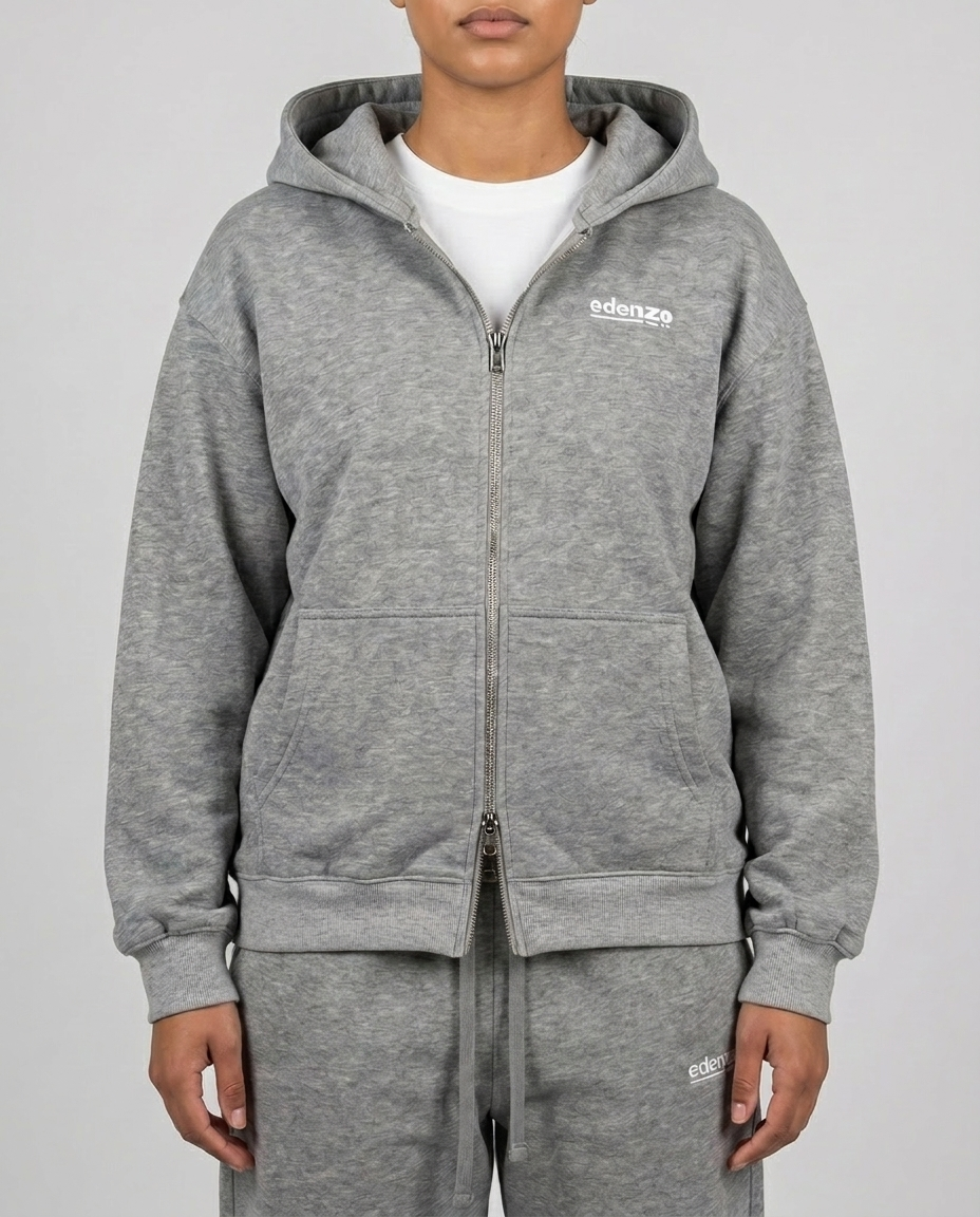 DOUBLE ZIP HOODIE